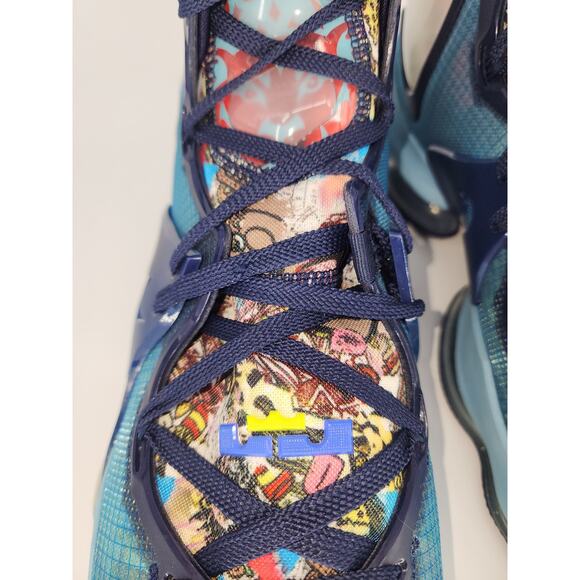 Nike LeBron 19 "Fast Food" Basketball Shoes – Dutch Blue Size 18 - Picture 9 of 16